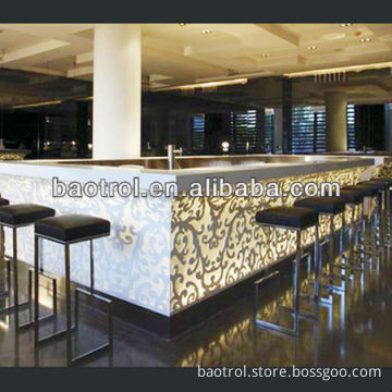 12 years fabricate table bar top with led light